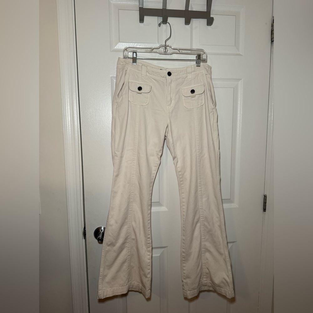 Aeropostale Low Rise White Jeans